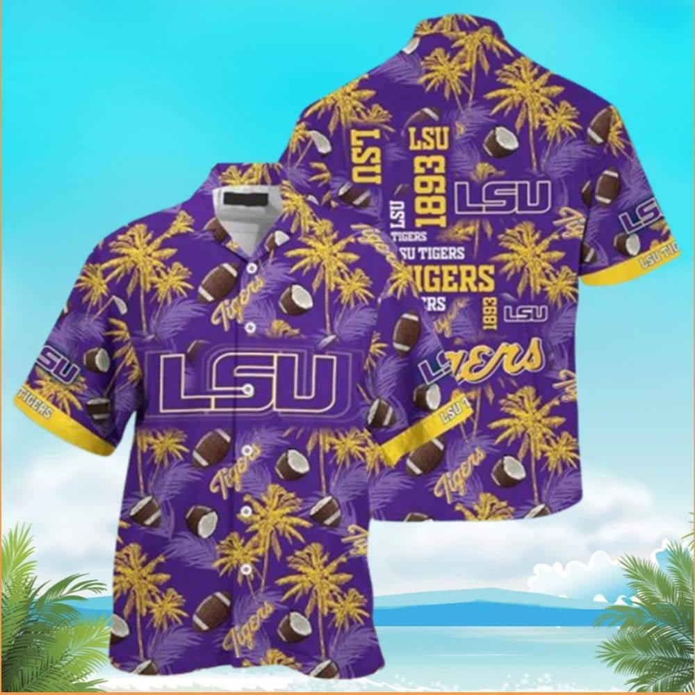 Lsu Tigers Hawaiian Shirt JY