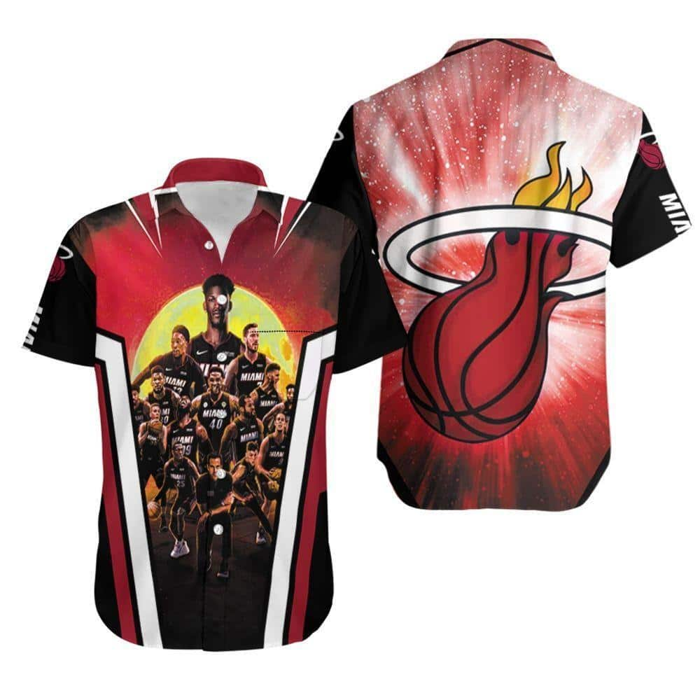 Miami Heat Basketball Coaches Hawaiian Shirt FY