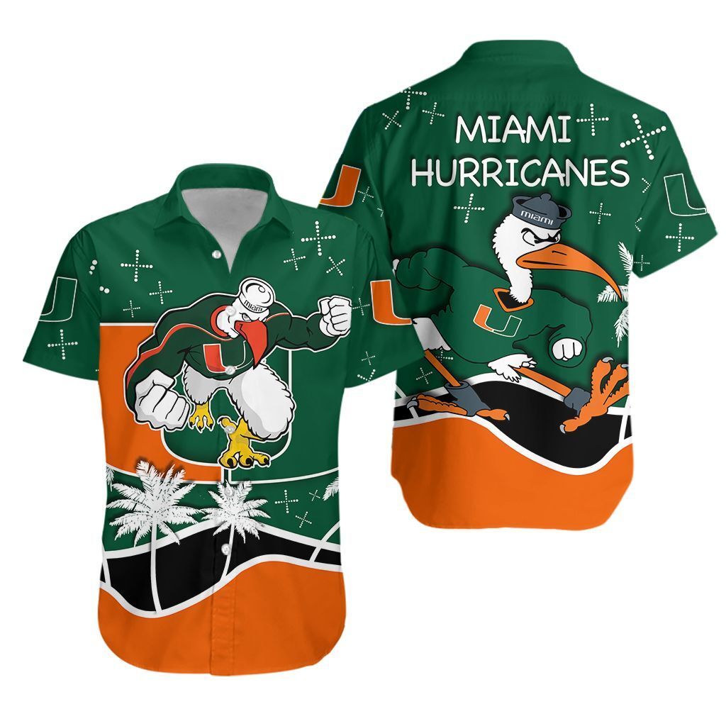 Miami Hurricanes Hawaiian Shirt WO