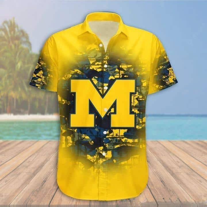 Michigan Wolverines Hawaiian Shirt ZB