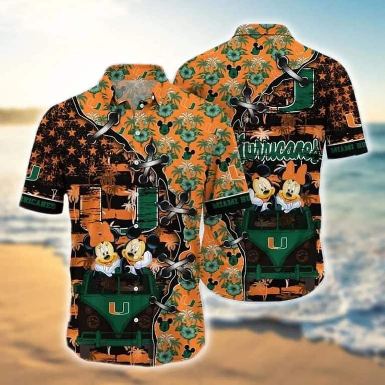 Mickey Mouse Disney Miami Hurricanes Best Hawaiian Shirt IS