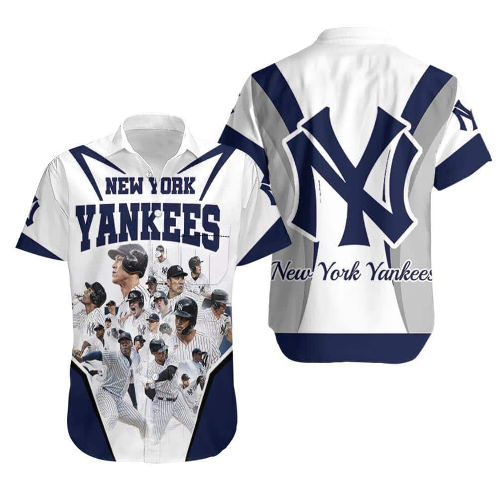 MLB New York Yankees Baseball Players Hawaiian Shirt CZ