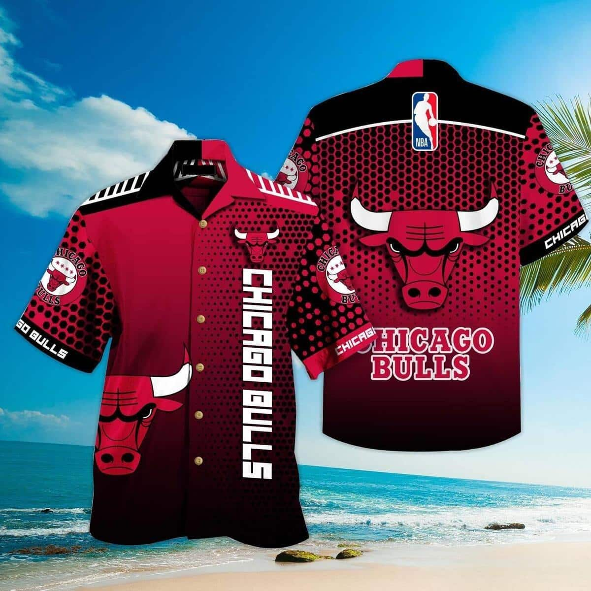 NBA Chicago Bulls Basketball Hawaiian Shirt WH