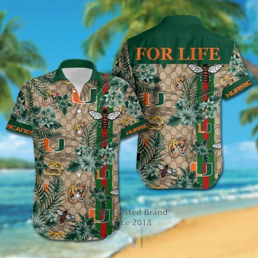 NCAA Miami Hurricanes Football Hawaiian Shirt ZX