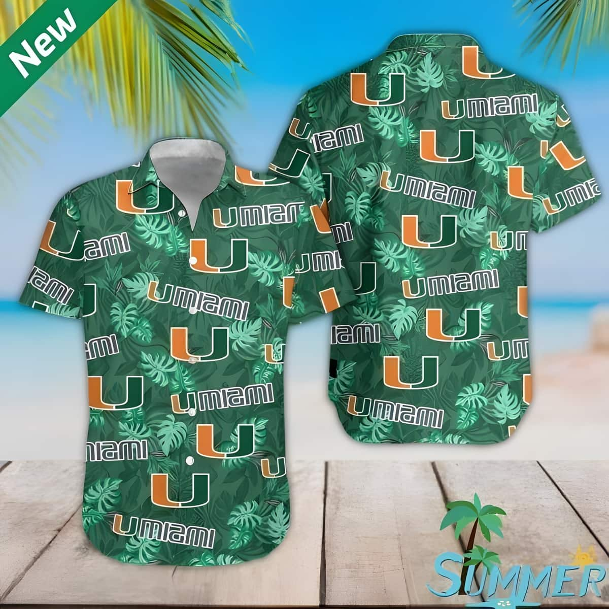 NCAA Miami Hurricanes College Football Hawaiian Shirt AW