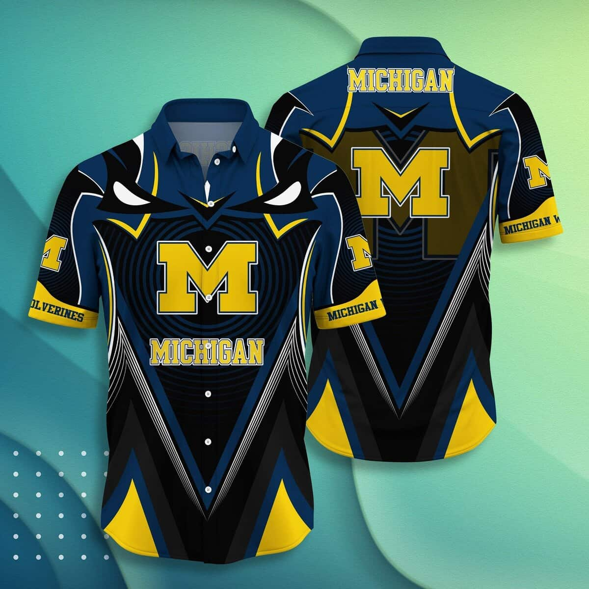 NCAA Michigan Wolverines Hawaiian Shirt IO