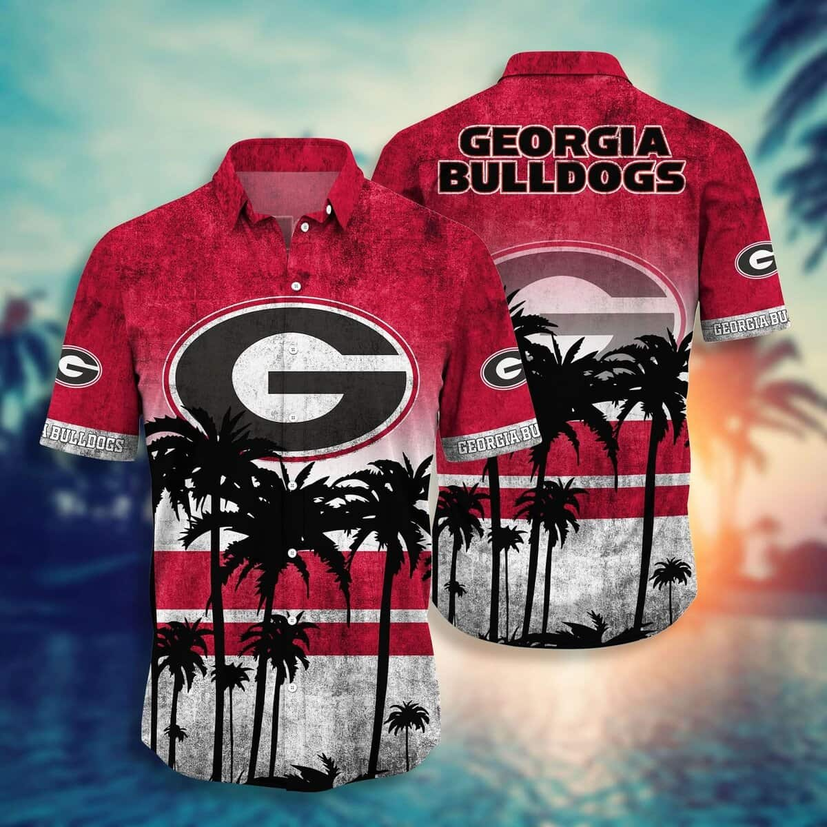 Vibes Georgia Bulldogs Uga Hawaiian Shirt JQ