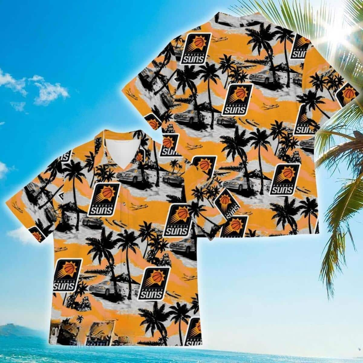 Vibes Phoenix Suns Tropical Coconut Hawaiian Shirt PR