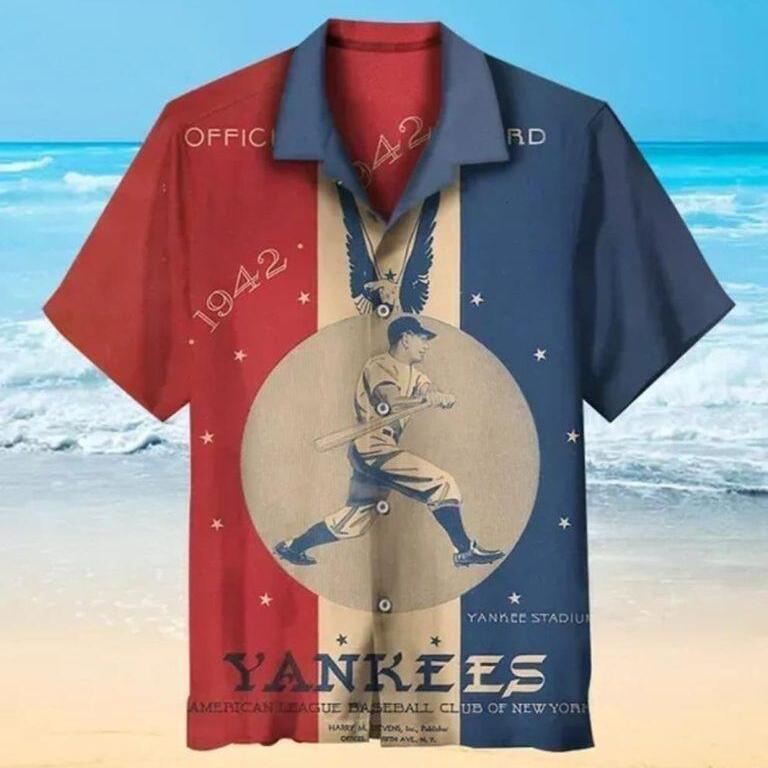 Vintage New York Yankees Baseball BoyHawaiian Shirt KF