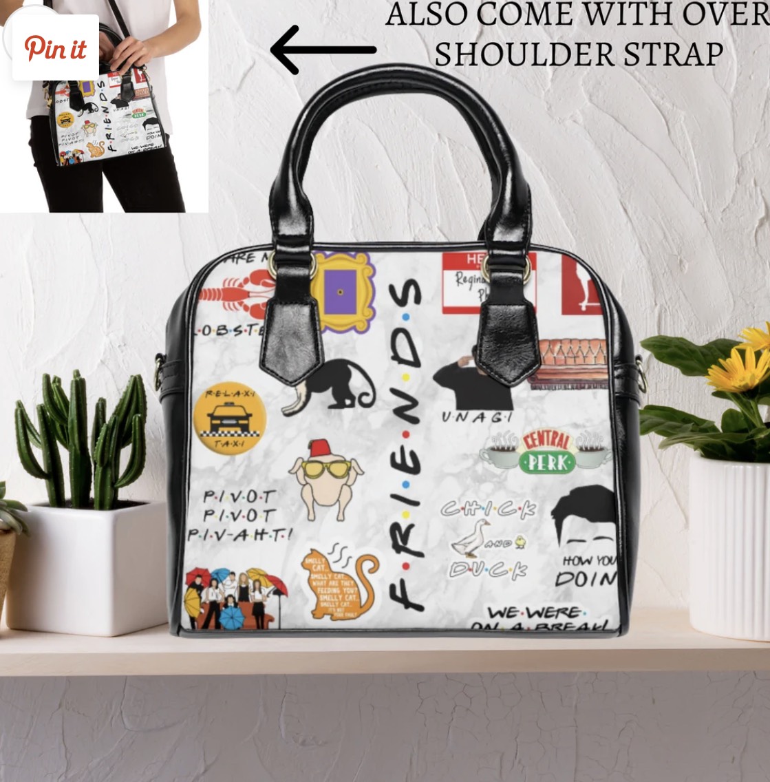 Friends Tv Shoulder Women Leather Hand Bag