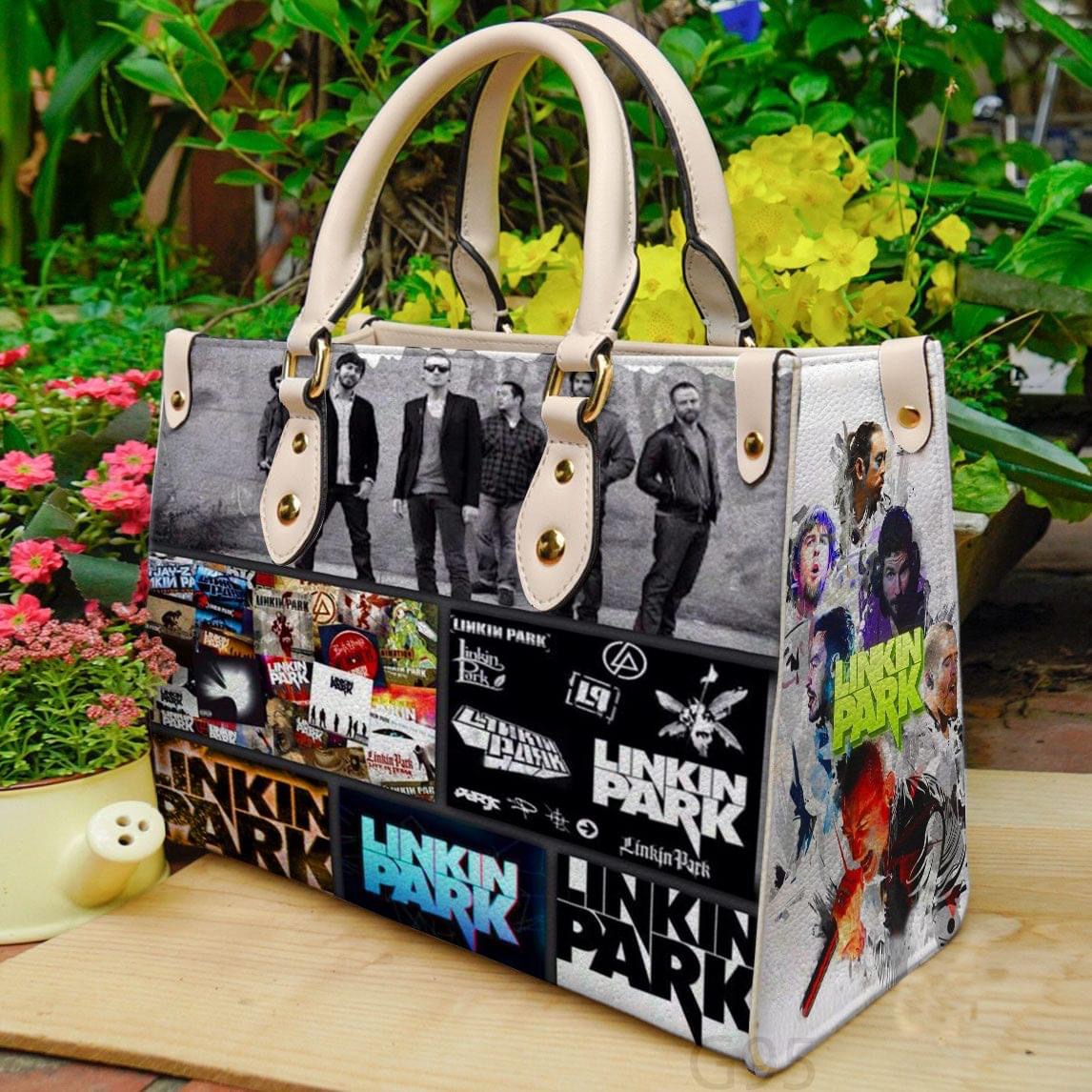 Linkin Park 3 Women Leather Hand Bag