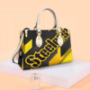 Pittsburgh Steelers Black Women Leather Hand Bag