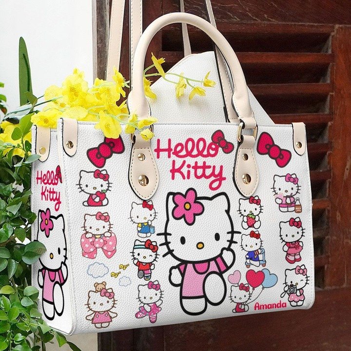 Hello Kitty Women Leather Hand Bag