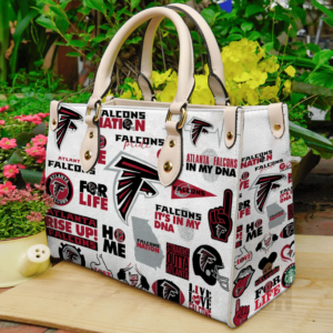 Atlanta Falcons Women Leather Hand Bag