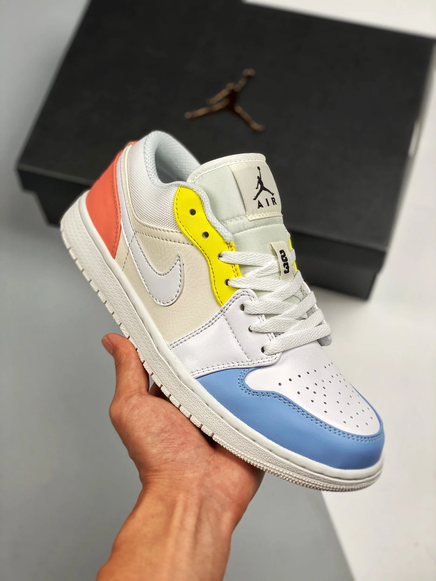 Air Jordan 1 Low To My First Coach Sail White-Zitron DJ6909-100 For Sale