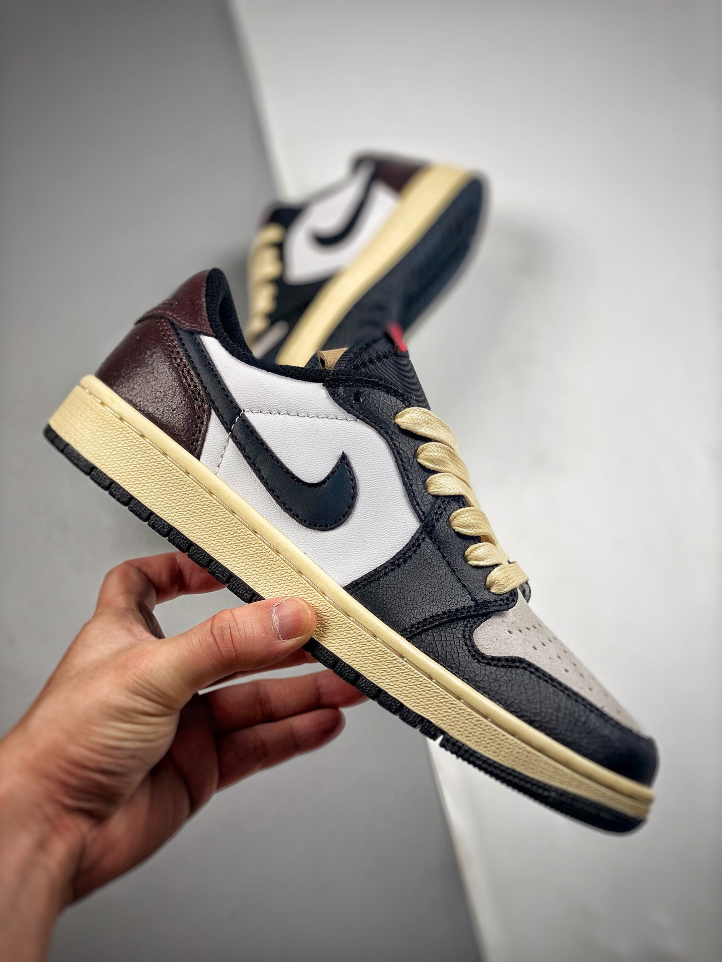 Air Jordan 1 Low OG Black White Chocolate For Sale