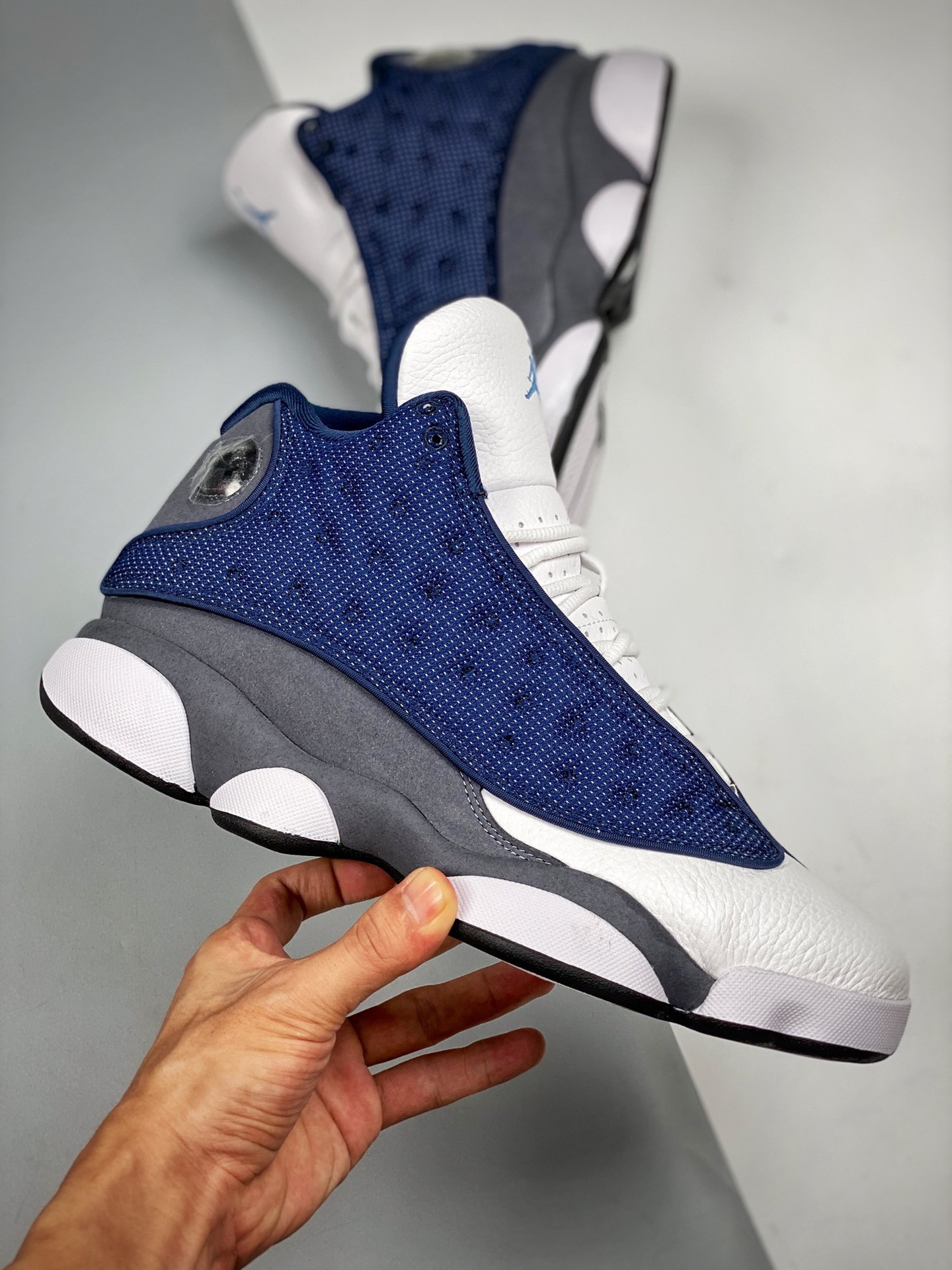 Air Jordan 13 Flint Navy Flint Grey-White-University Blue On Sale