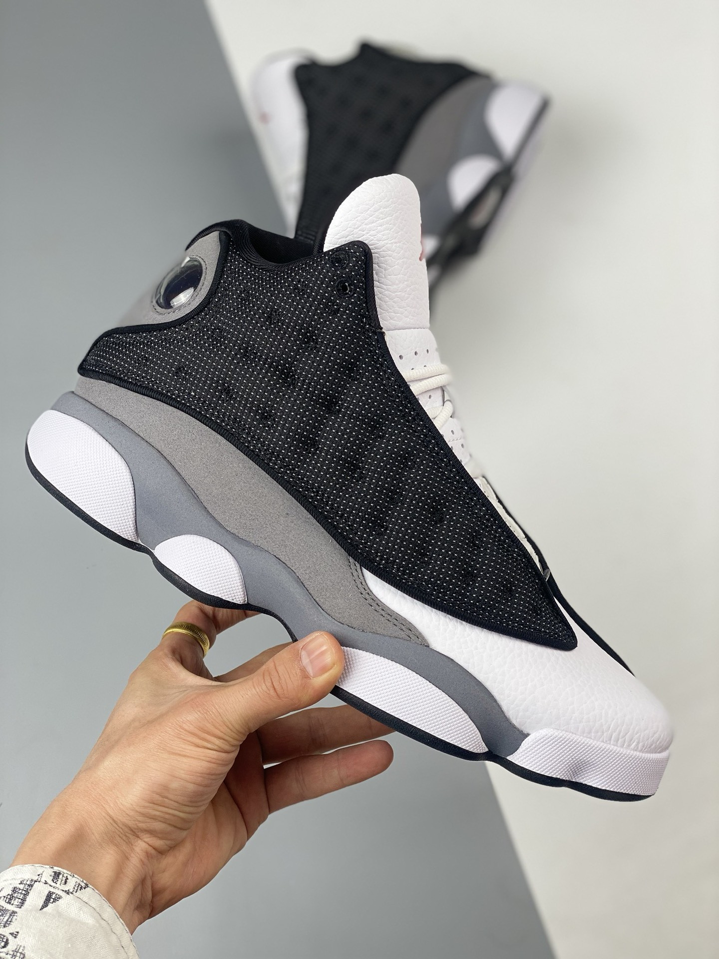 Air Jordan 13 Black Flint Black University Red-Flint Grey-White For Sale