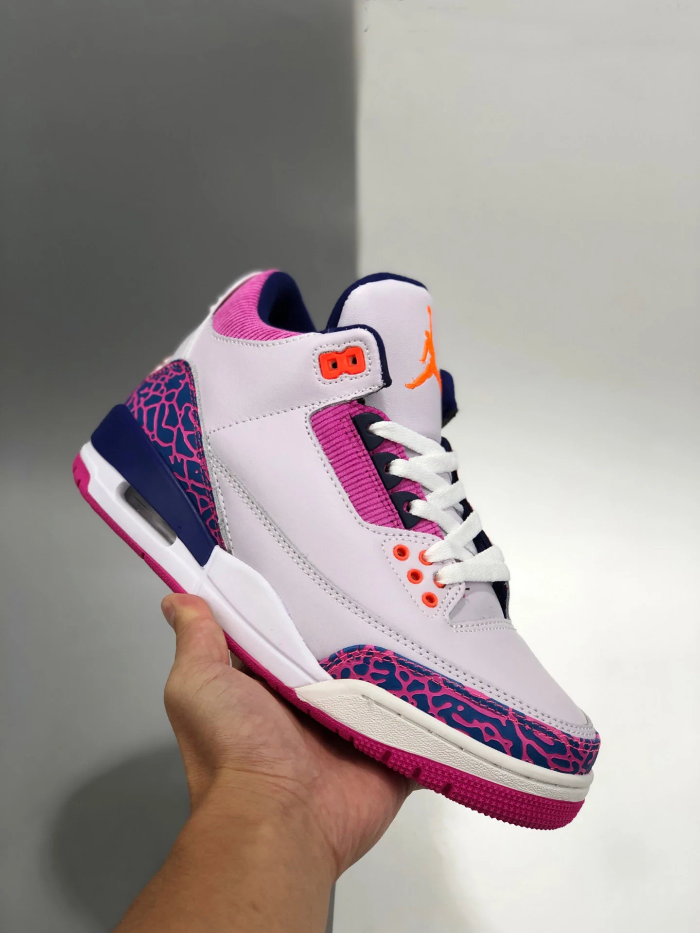 Air Jordan 3 GS Barely Grape Hyper Crimson-Fire Pink For Sale