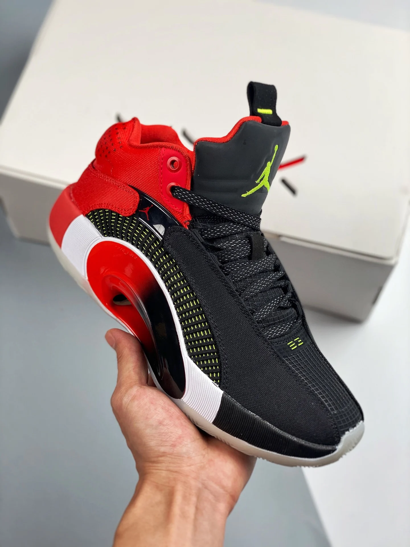 Air Jordan 35 CNY Black University Red-Yellow On Sale