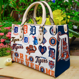 Detroit Tiger 2 Women Leather Hand Bag