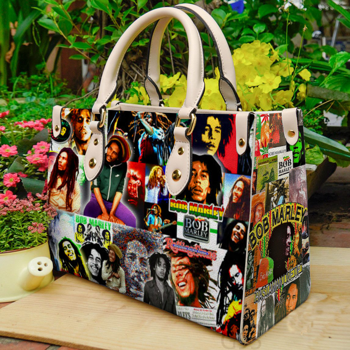 Bob Marley 1g Women Leather Hand Bag