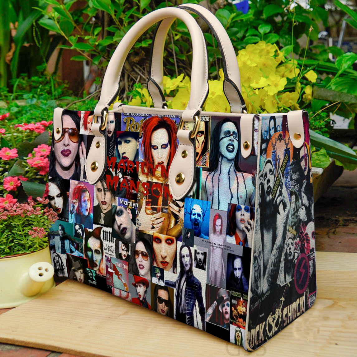 Marilyn Manson 1 Women Leather Hand Bag