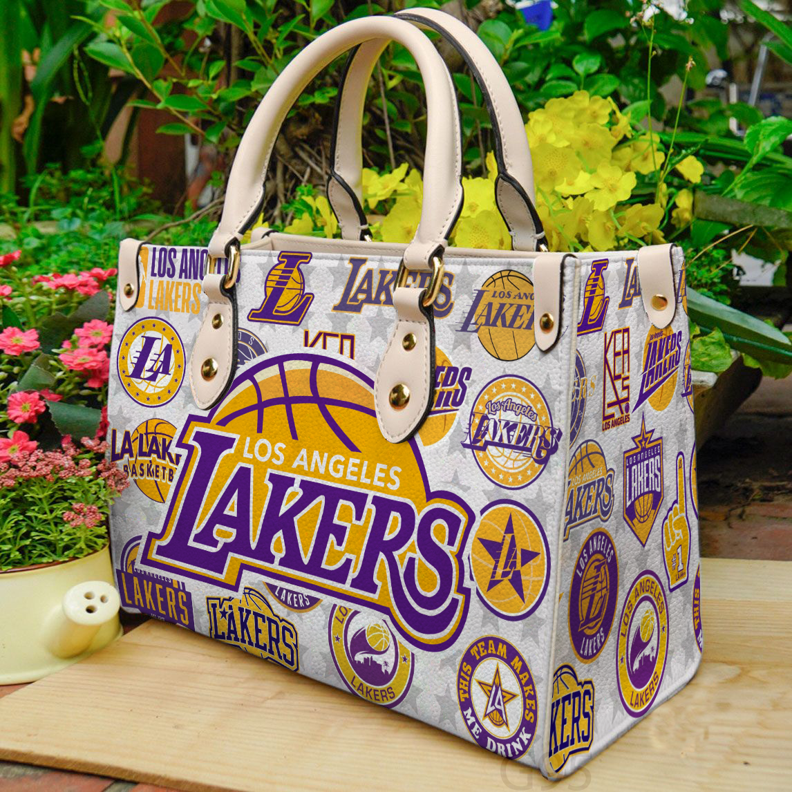 Los Angeles Lakers i1 Women Leather Hand Bag