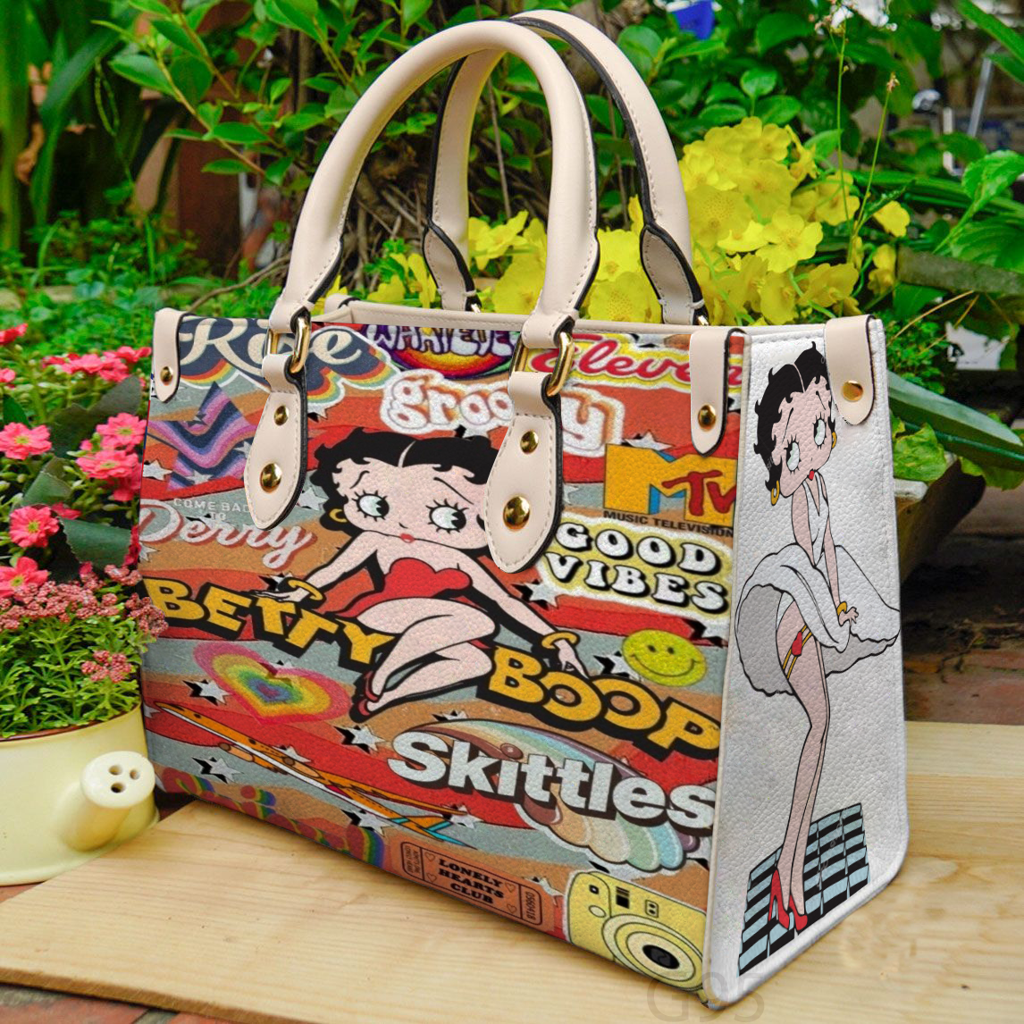 Betty Boop 5 Women Leather Hand Bag