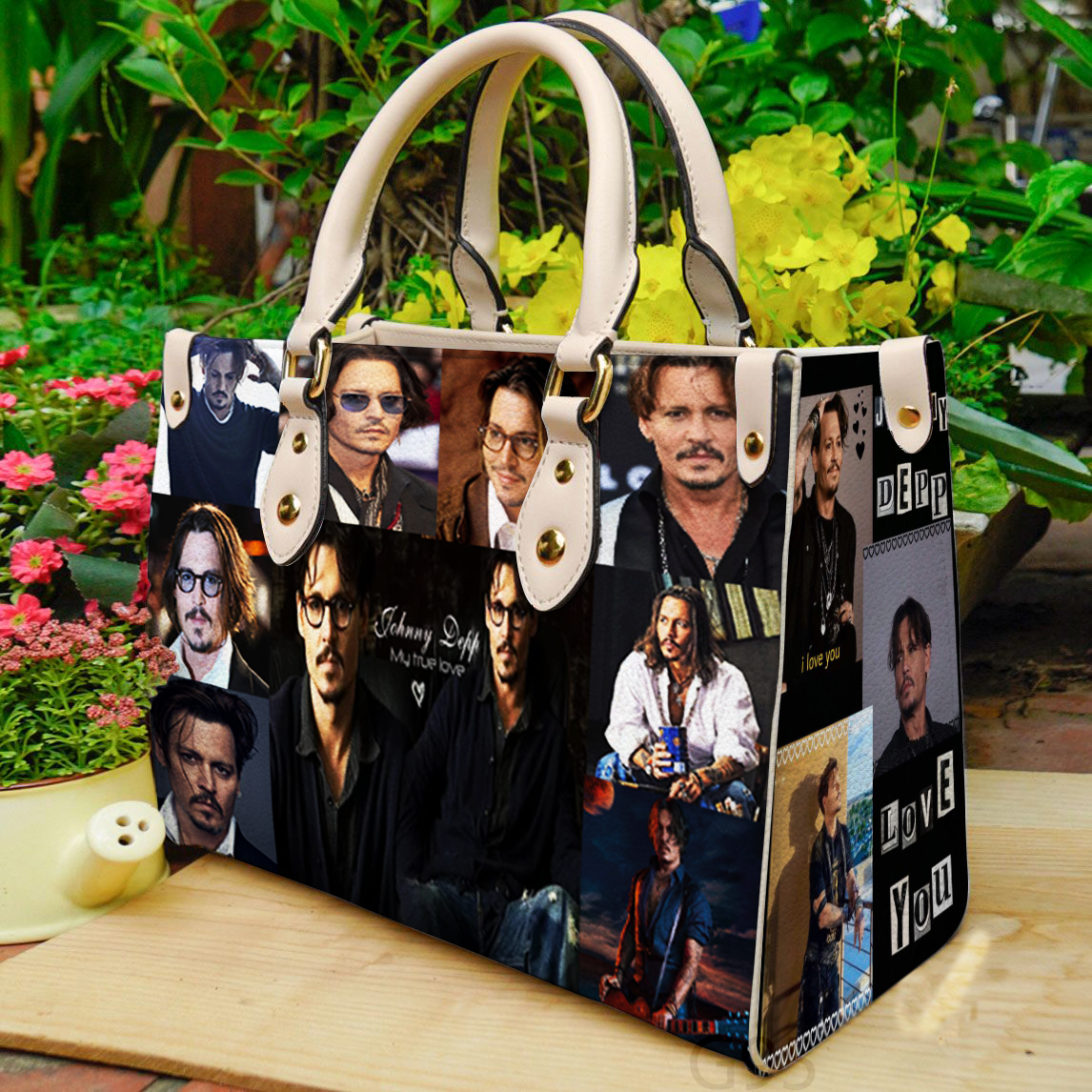 Love Johnny Depp g1 Women Leather Hand Bag