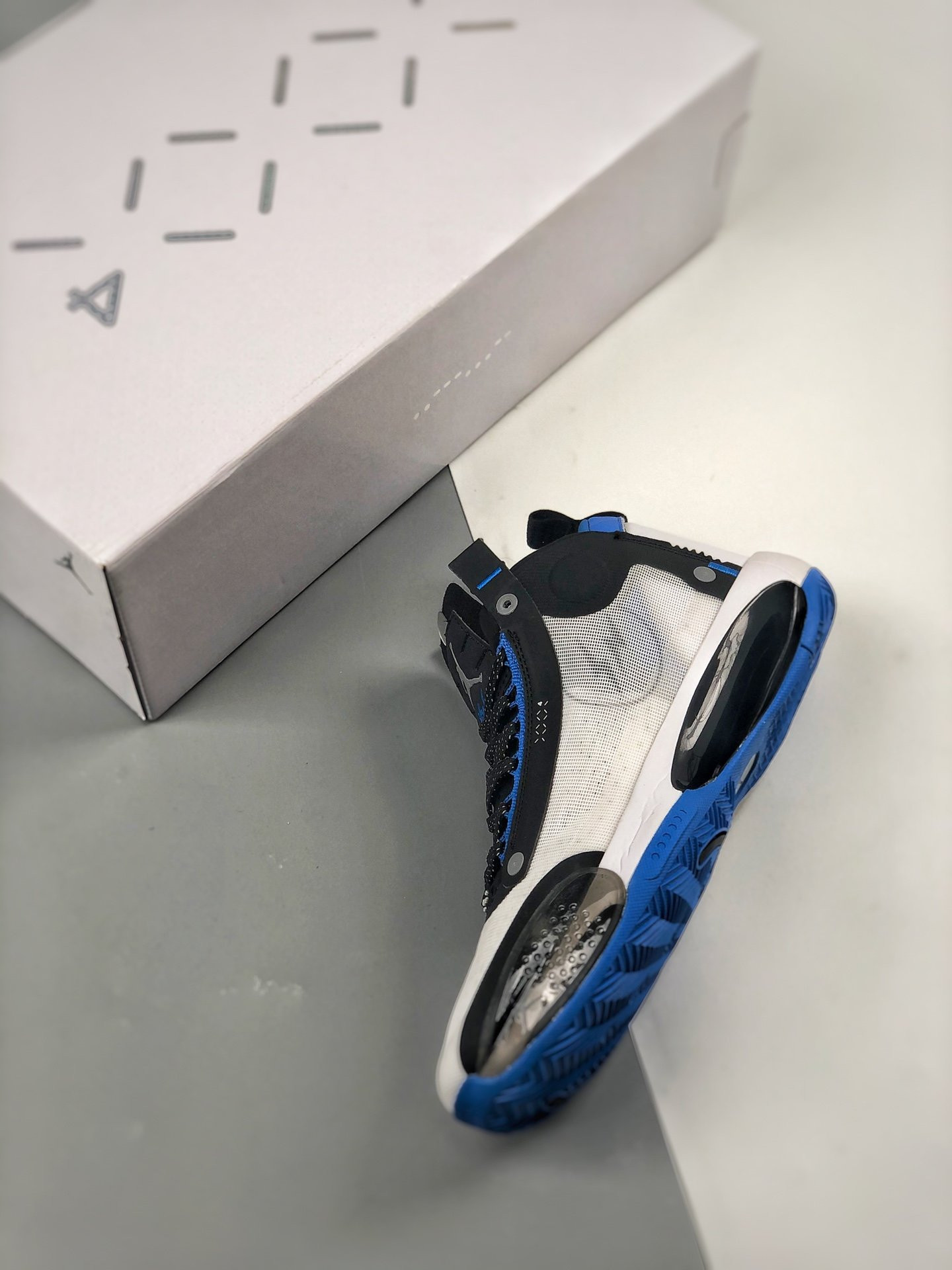 Fragment x Air Jordan 34 White Royal Blue On Sale