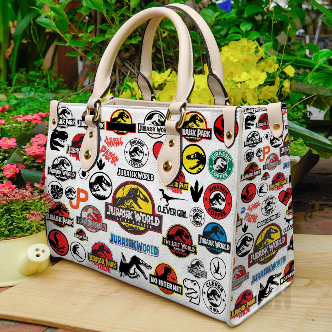 Jurassic Park Women Leather Hand Bag