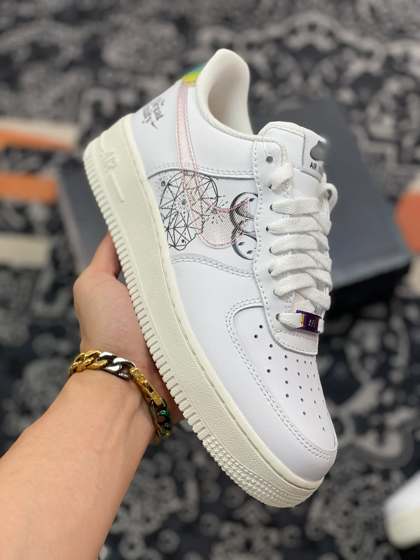 Nike Air Force 1 LV8 KSA White Glacier Blue For Sale