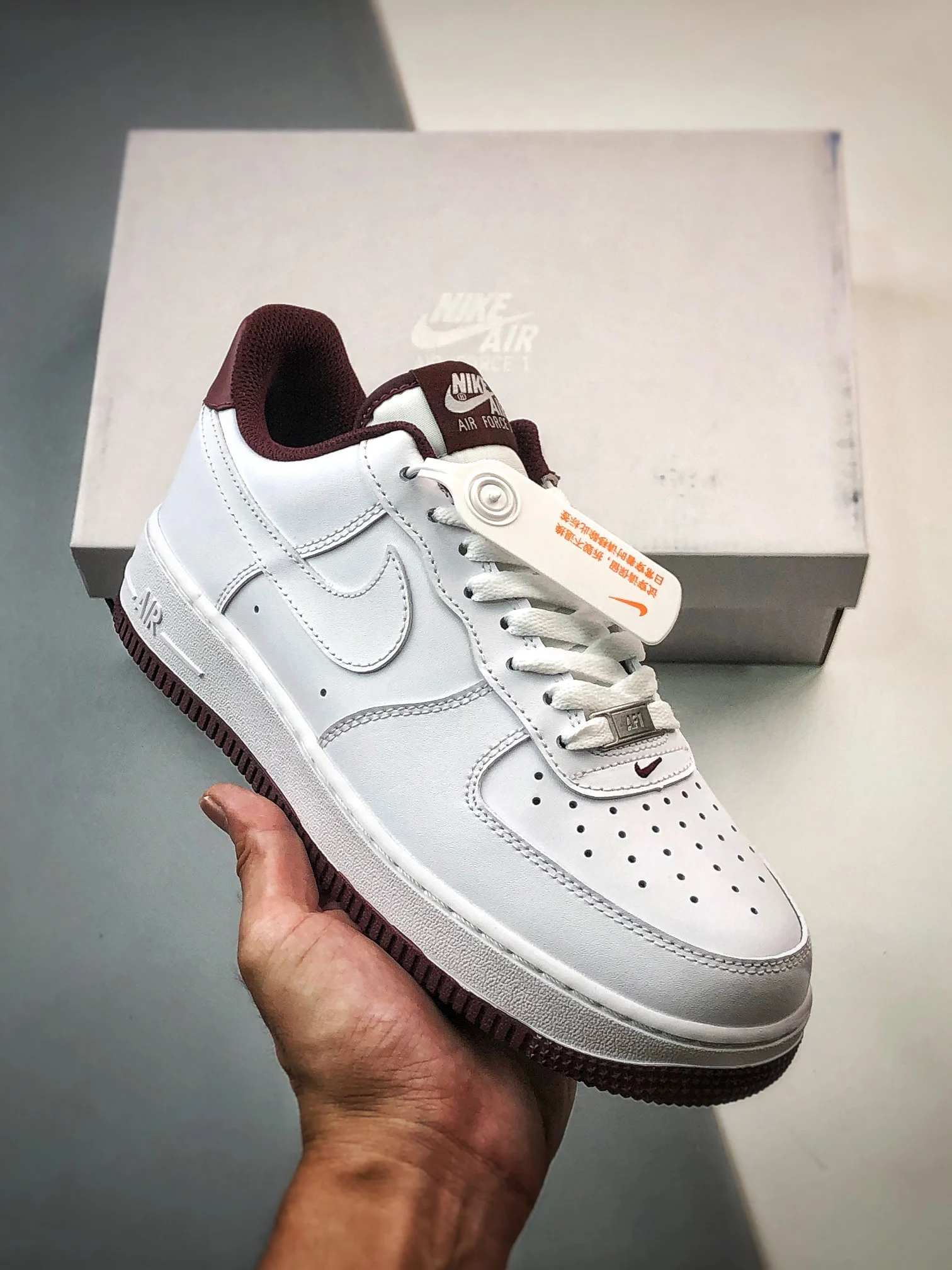 Nike Air Force 1 Low White Dark Beetroot DH7561-106 For Sale