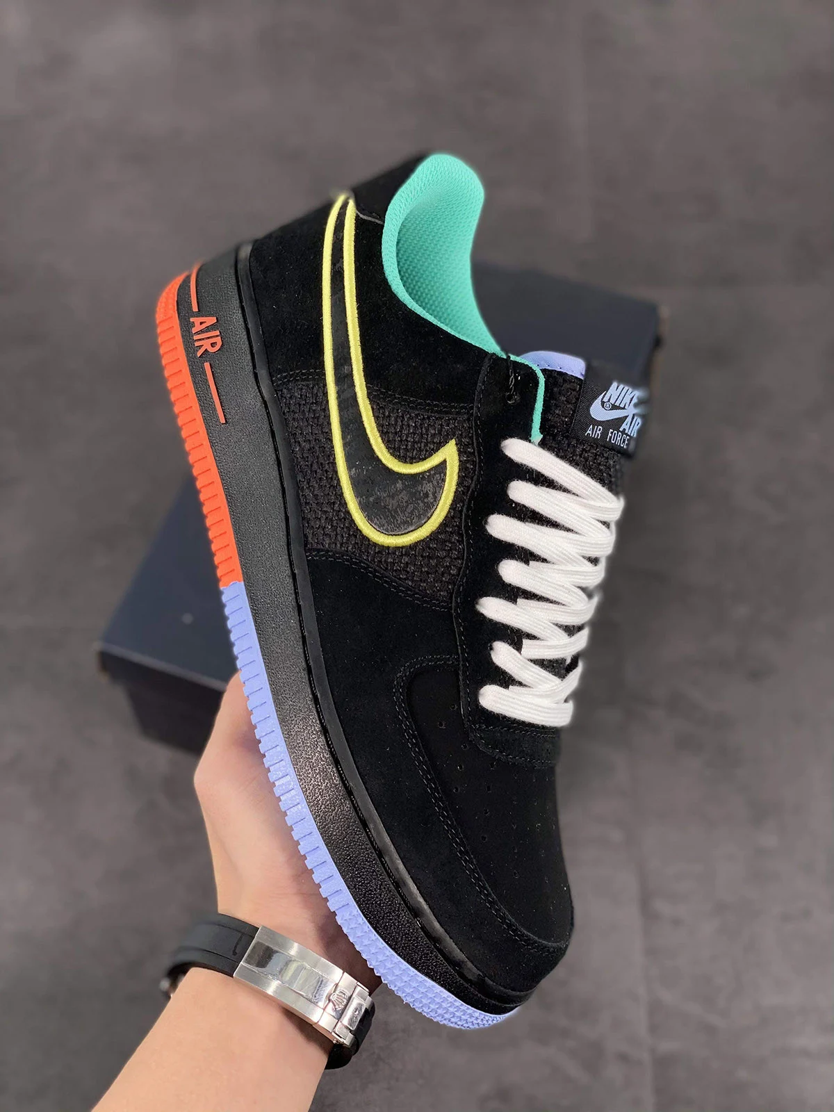 Nike Air Force 1 Peace and Unity BlackHyper Crimson DM9051-001 For Sale