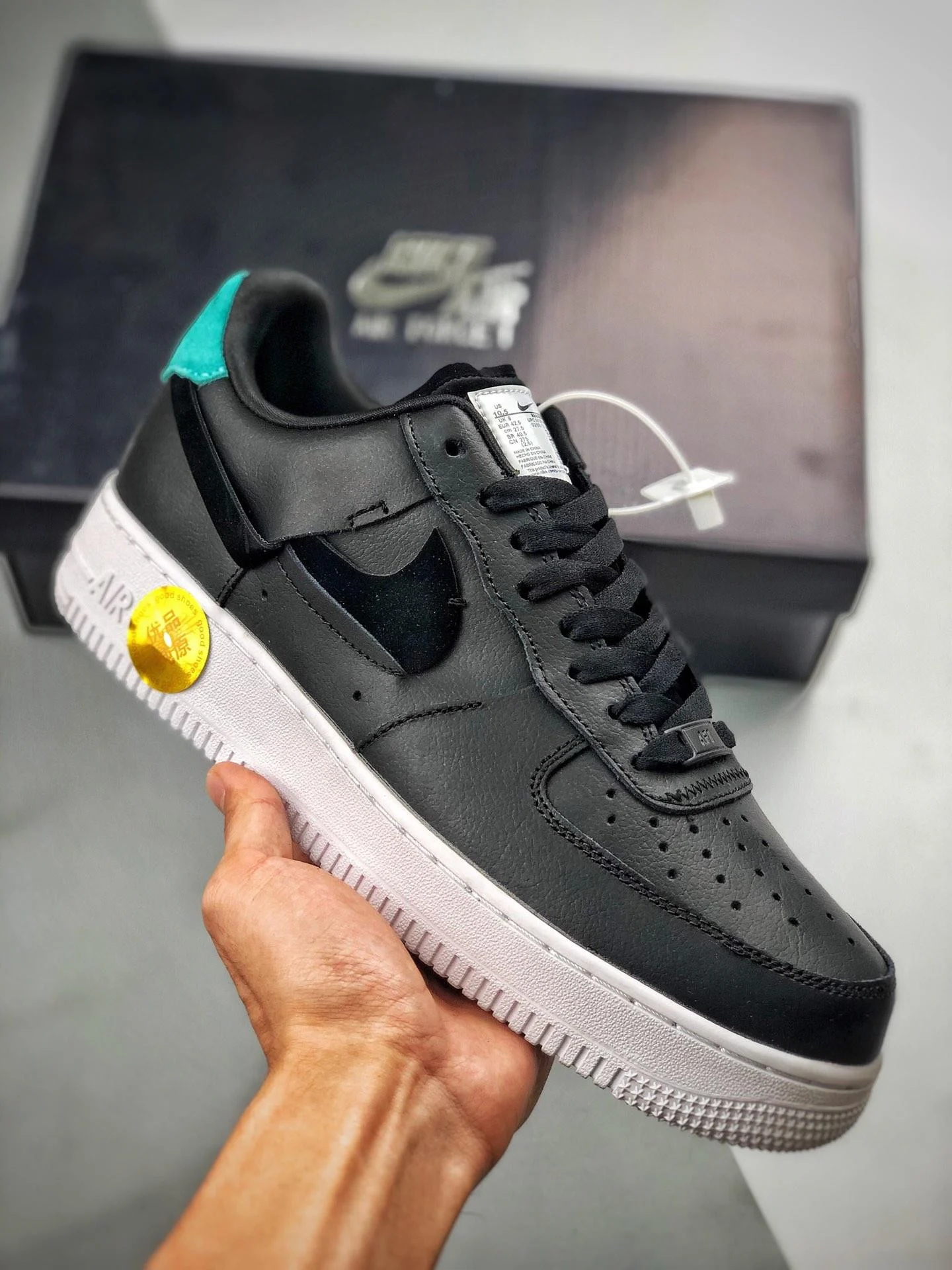 Nike Air Force 1 Vandalized Black 898889-014 For Sale