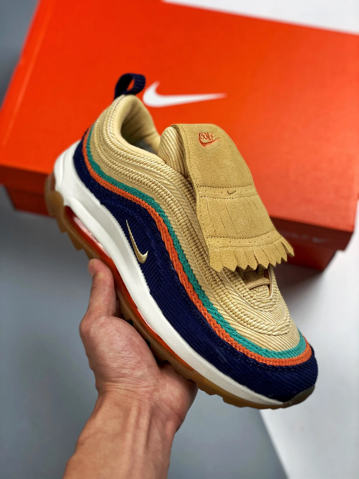 Nike Air Max 97 Golf NRG Celestial Gold Obsidian For Sale