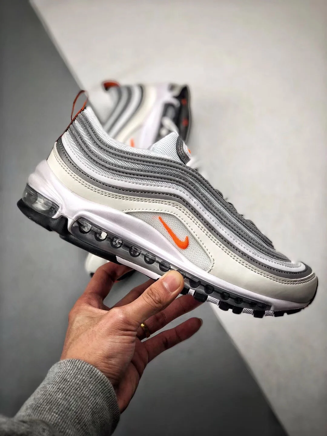 Nike Air Max 97 White Cone-Metallic Silver BQ4567-100 On Sale