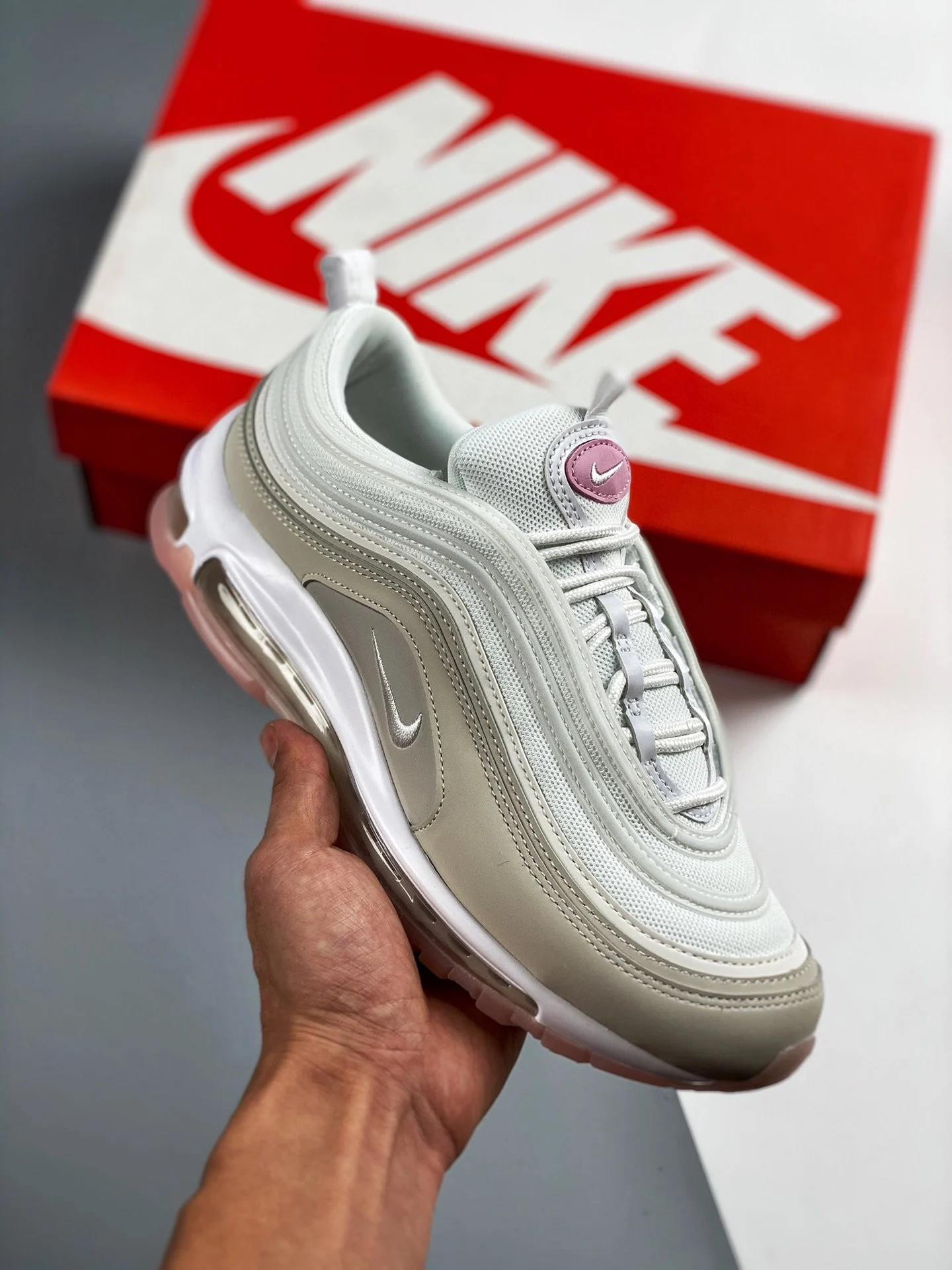 Nike Air Max 97 White Pink CT1904-100 For Sale