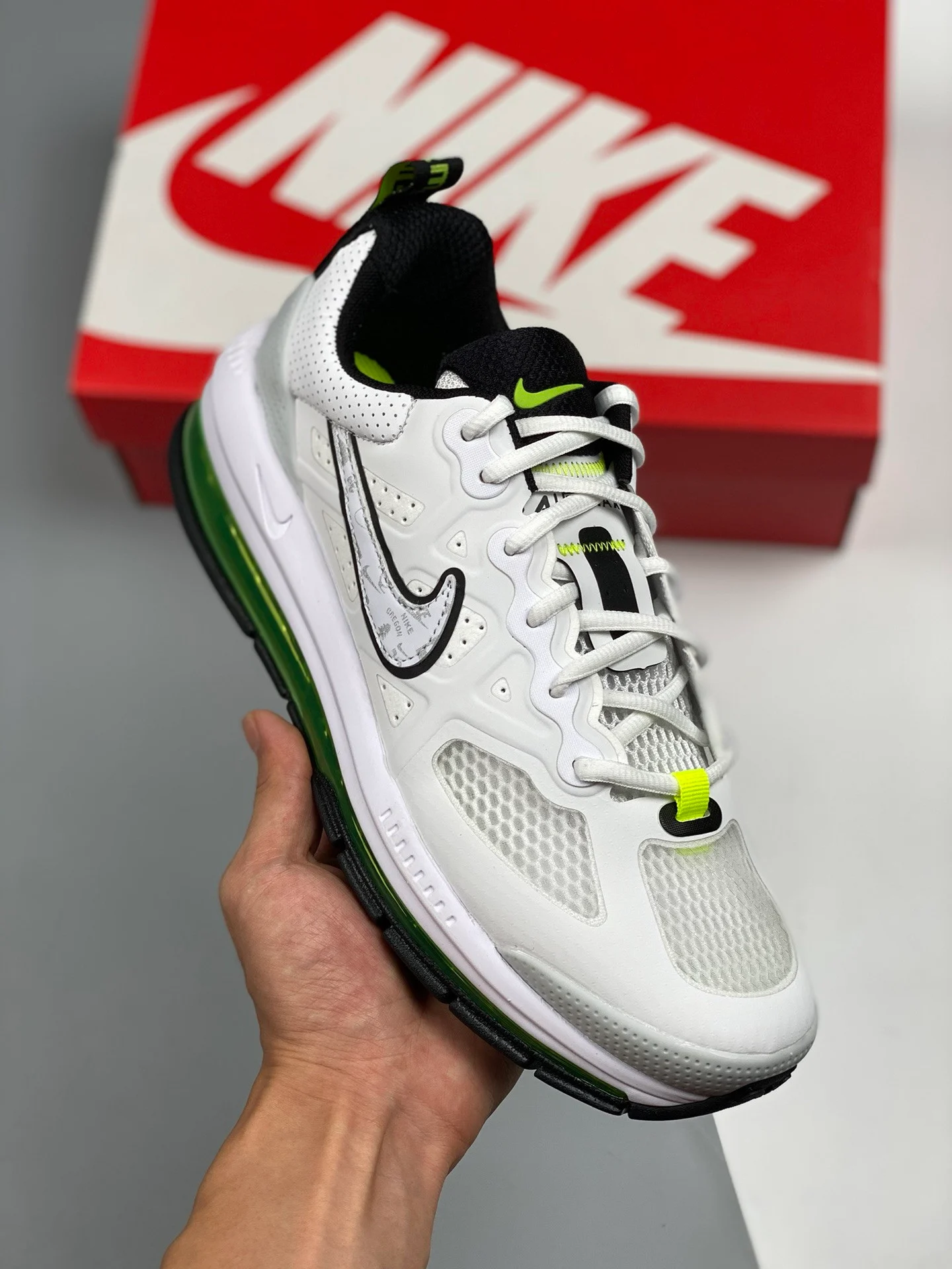 Nike Air Max Genome White Volt Pure Platinum Black For Sale