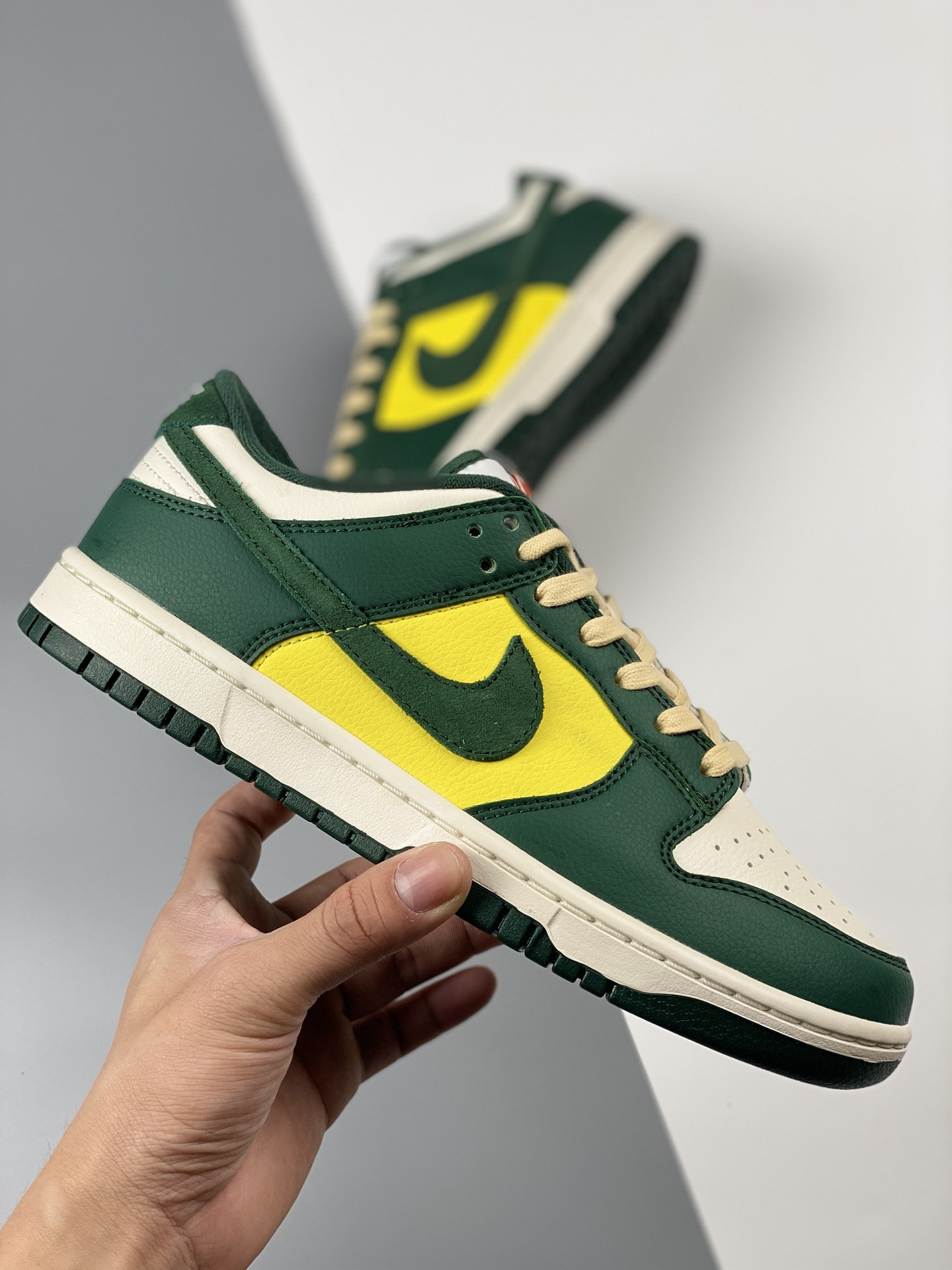 Nike Dunk Low Sail Noble Green-Yellow FD0350-133 For Sale