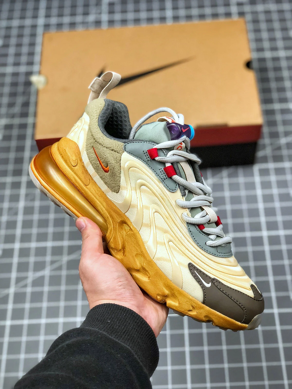 Travis Scott x Nike Air Max 270 React Cactus Trails CT2864-200 For Sale