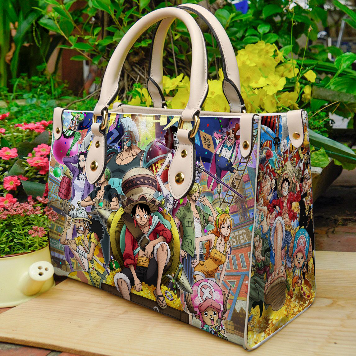 One Piece Lover Women Leather Hand Bag