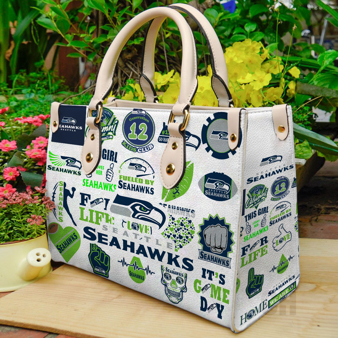 Seattle Seahawks lover Women Leather Hand Bag