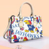 Kansas Jayhawks Women Leather Hand Bag