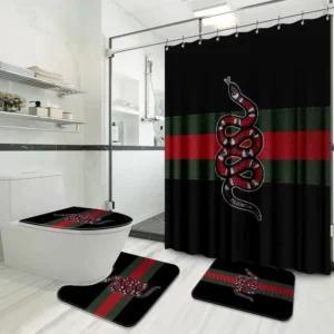 Gucci Bathroom Set Luxury Fashion Brand Bath Mat Home Decor Hypebeast