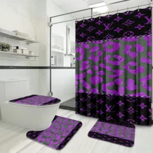 Louis Vuitton Bathroom Set Bath Mat Hypebeast Home Decor Luxury Fashion Brand