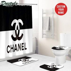 Chanel Bathroom Set Home Decor Luxury Fashion Brand Bath Mat Hypebeast