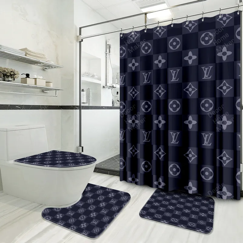 Louis Vuitton Lv Louis Vuitton Bathroom Set Luxury Fashion Brand Home Decor Hypebeast Bath Mat