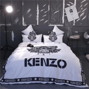 Kenzo Logo Brand Bedding Set Home Decor Luxury Bedroom Bedspread